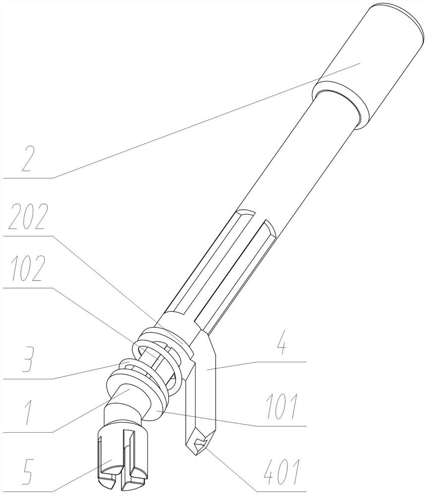 Laser cutting slag removing device