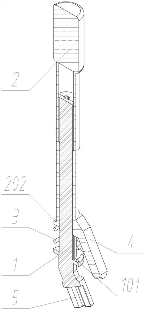 Laser cutting slag removing device