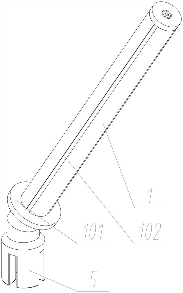 Laser cutting slag removing device