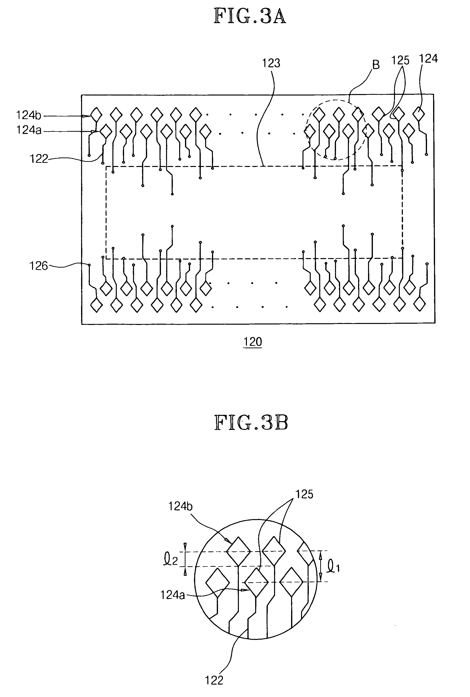 Semiconductor package having optimal interval between bond fingers for reduced substrate size