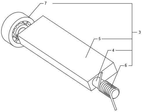 Limiting type conveying device for food packaging bags