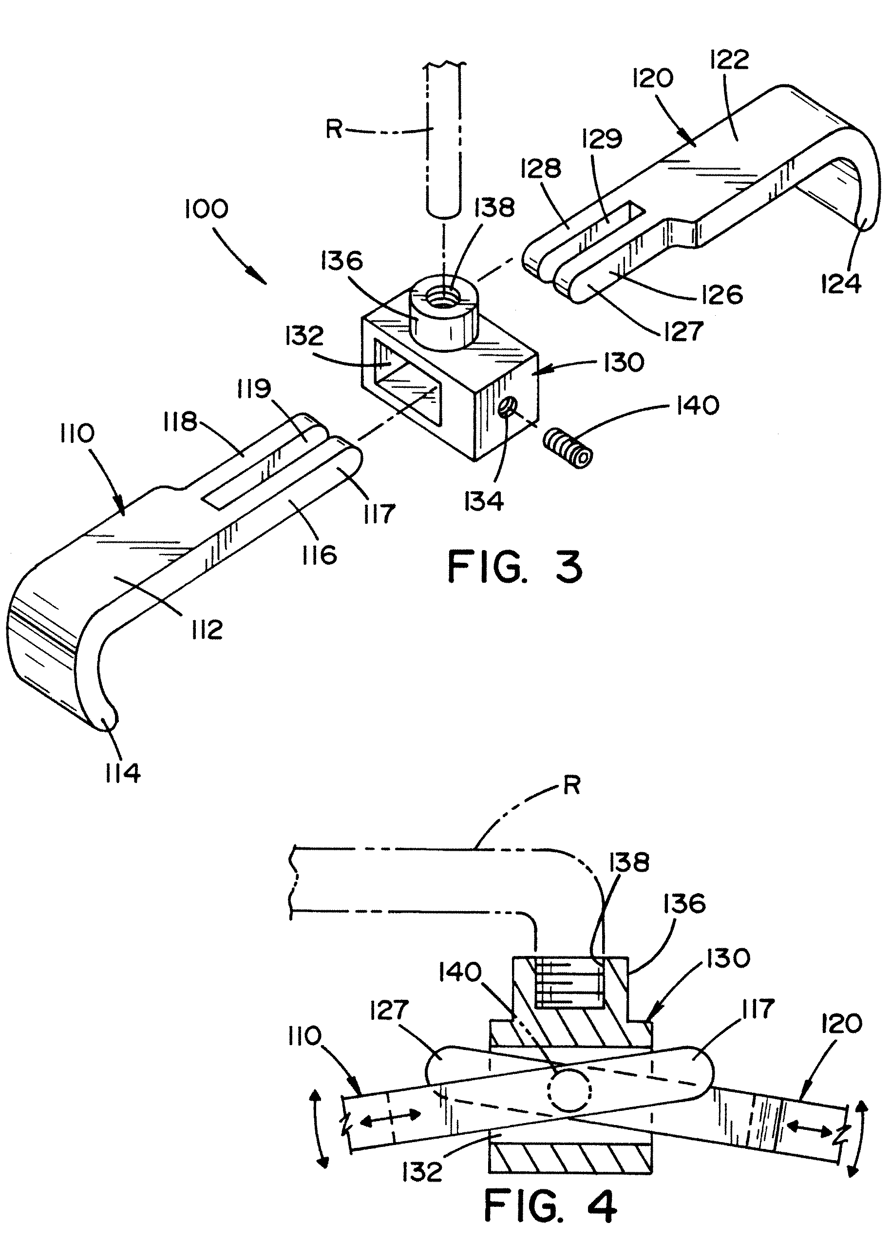 Vertebral pars interarticularis clamp a new spine fixation device, instrumentation, and methodology