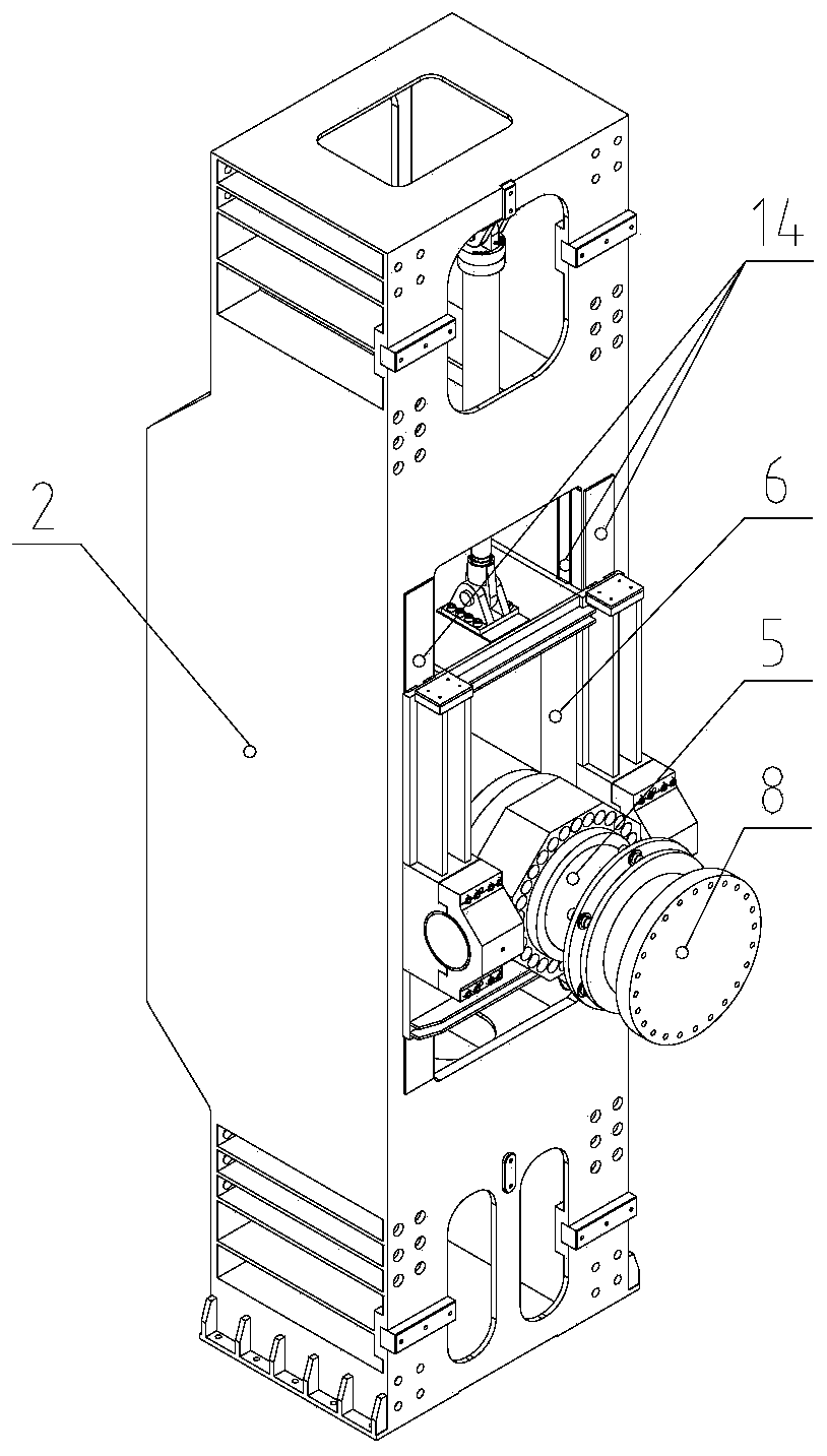 Hydrostatic testing machine for ultra-large drift diameter cast pipe