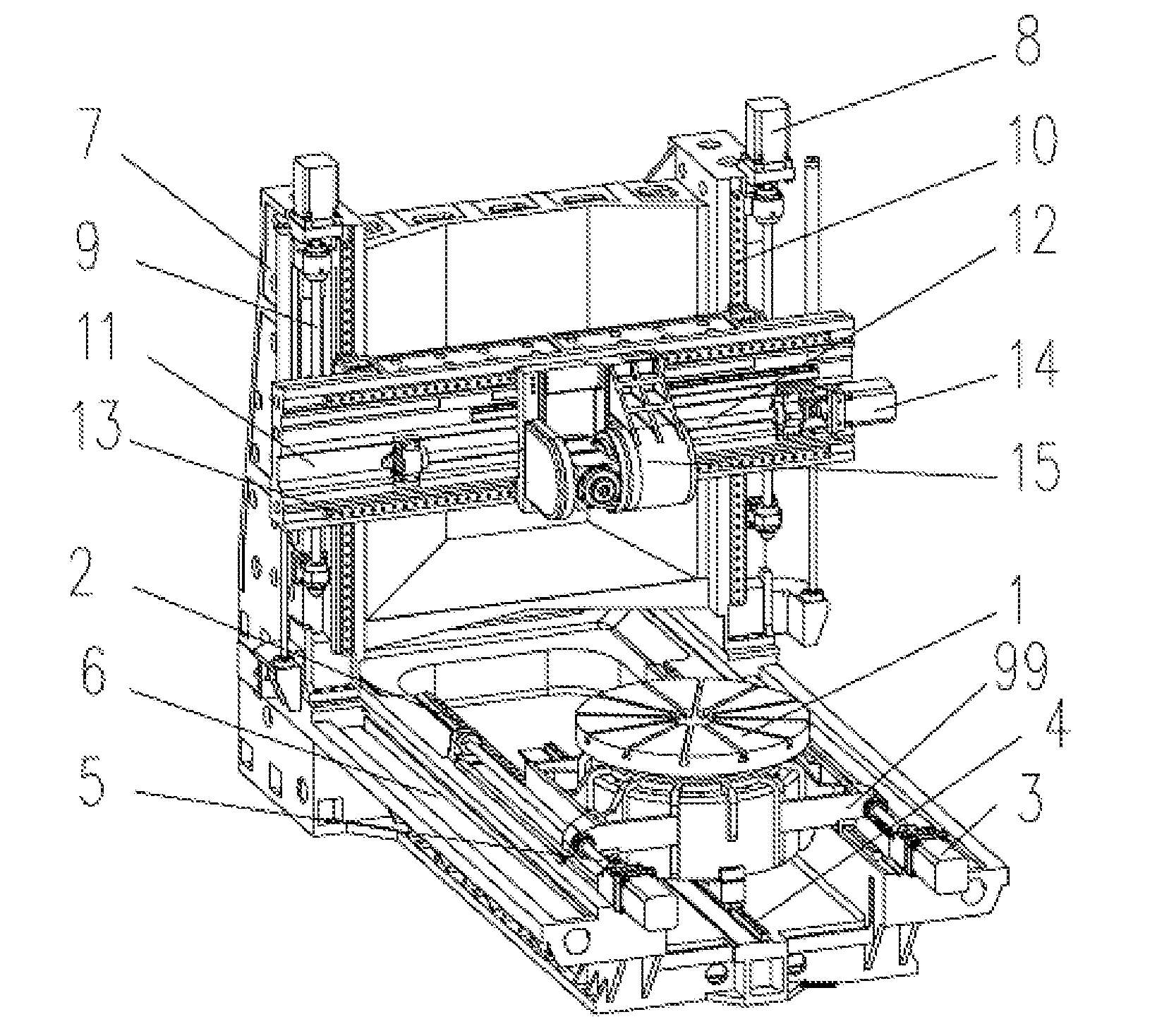 Vertical turning-milling complex machining center