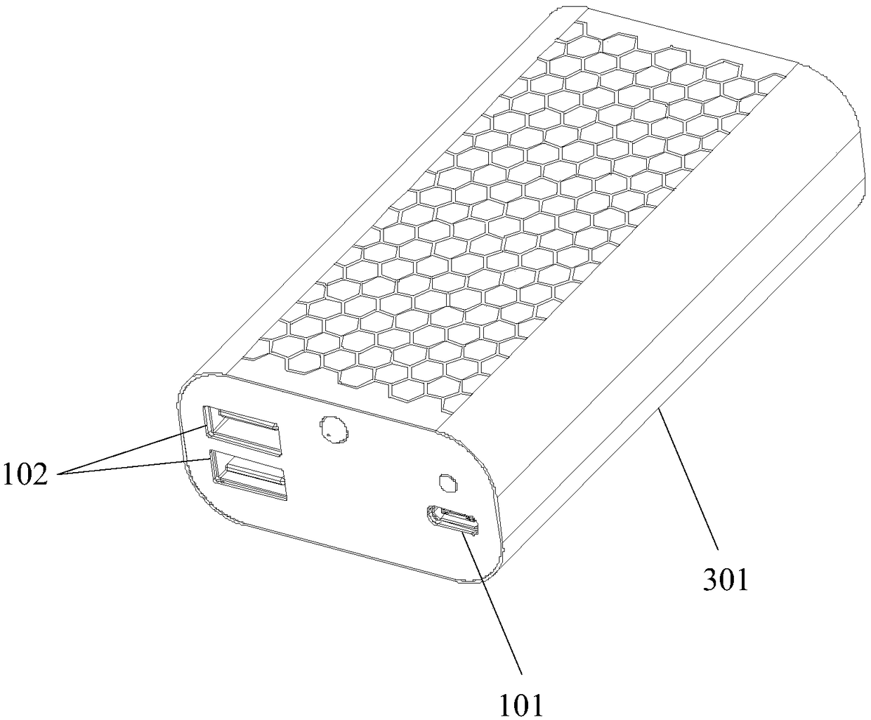 Extremely quick energy storage and quick charging mobile power supply employing graphene