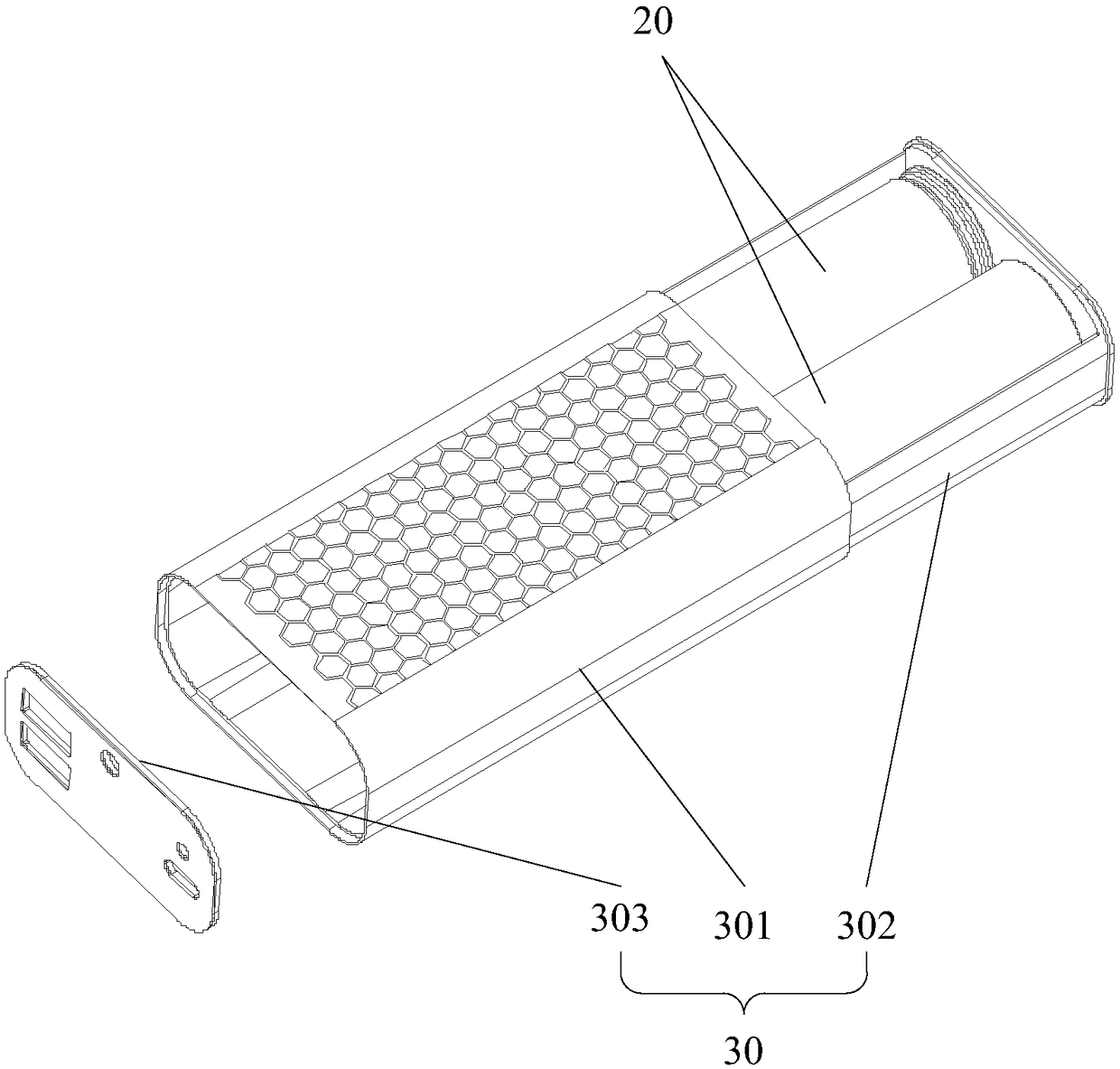 Extremely quick energy storage and quick charging mobile power supply employing graphene