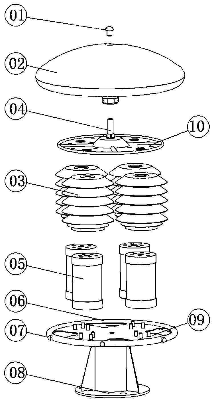 Direct lightning protection device