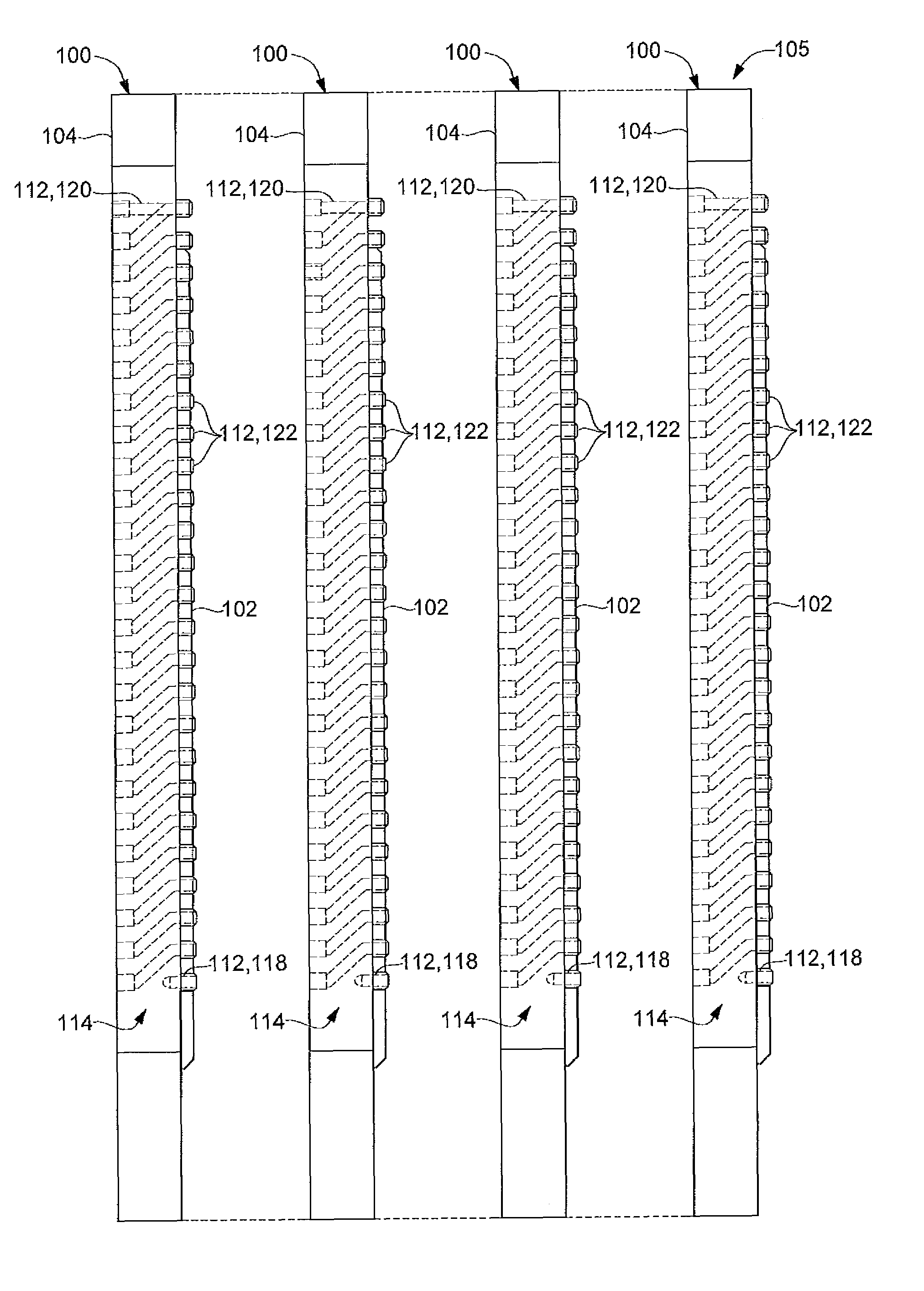 Integrated sense lead module frame