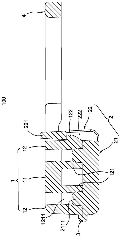 Pull-out prevention structure for cables