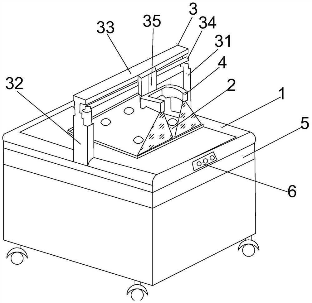 Device and system for detecting power transmission tower node quality based on laser