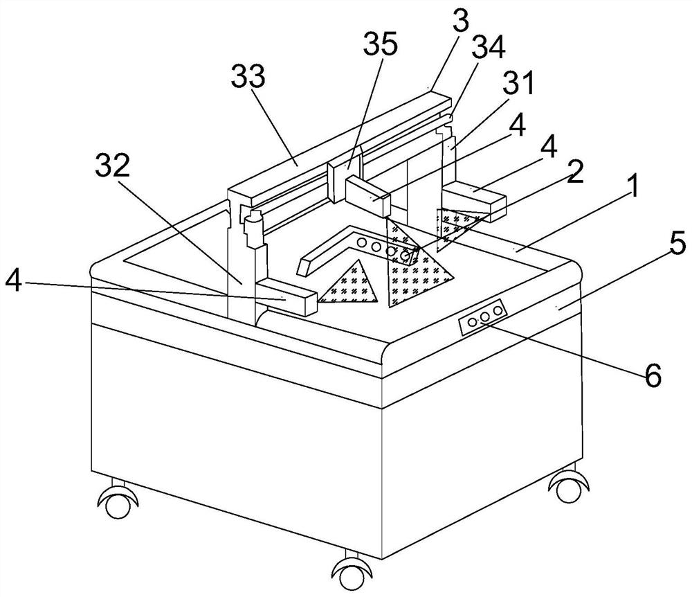 Device and system for detecting power transmission tower node quality based on laser