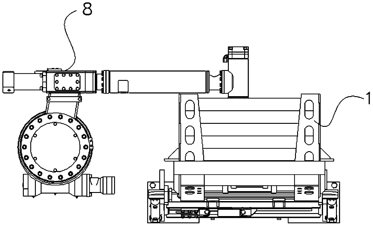 Drilling rod box with baffle and automatic drilling machine with the same