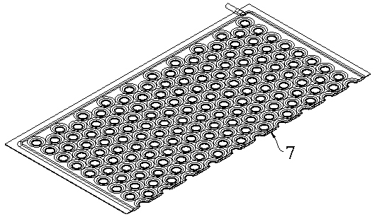 A heat exchanger of a mesh-type lung-shaped heat exchange plate