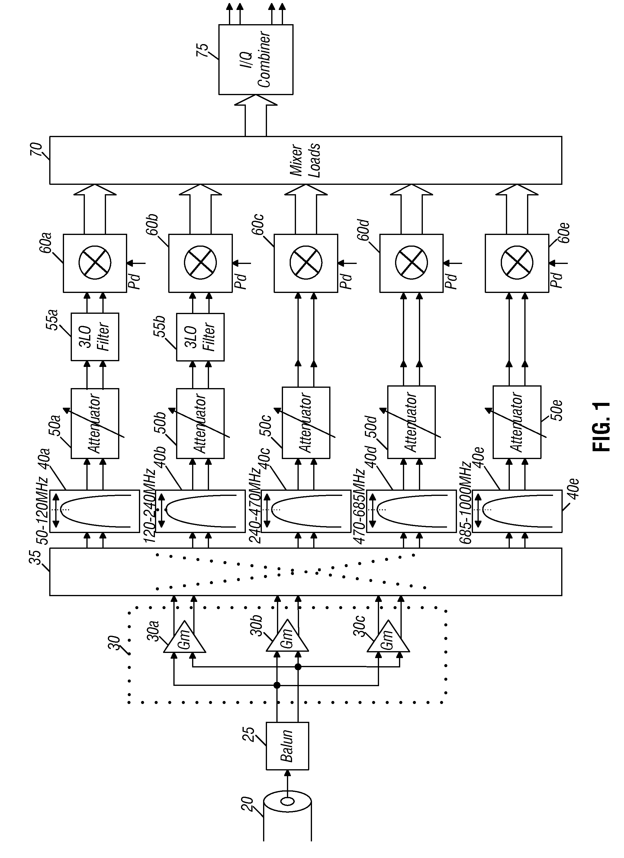 Tracking filter for a television tuner