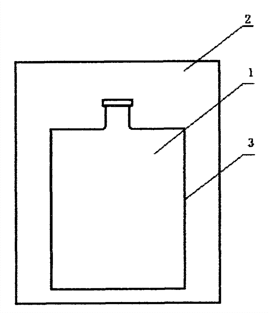 Double-side vacuum large volume injection and process for detecting liquid leakage rapidly