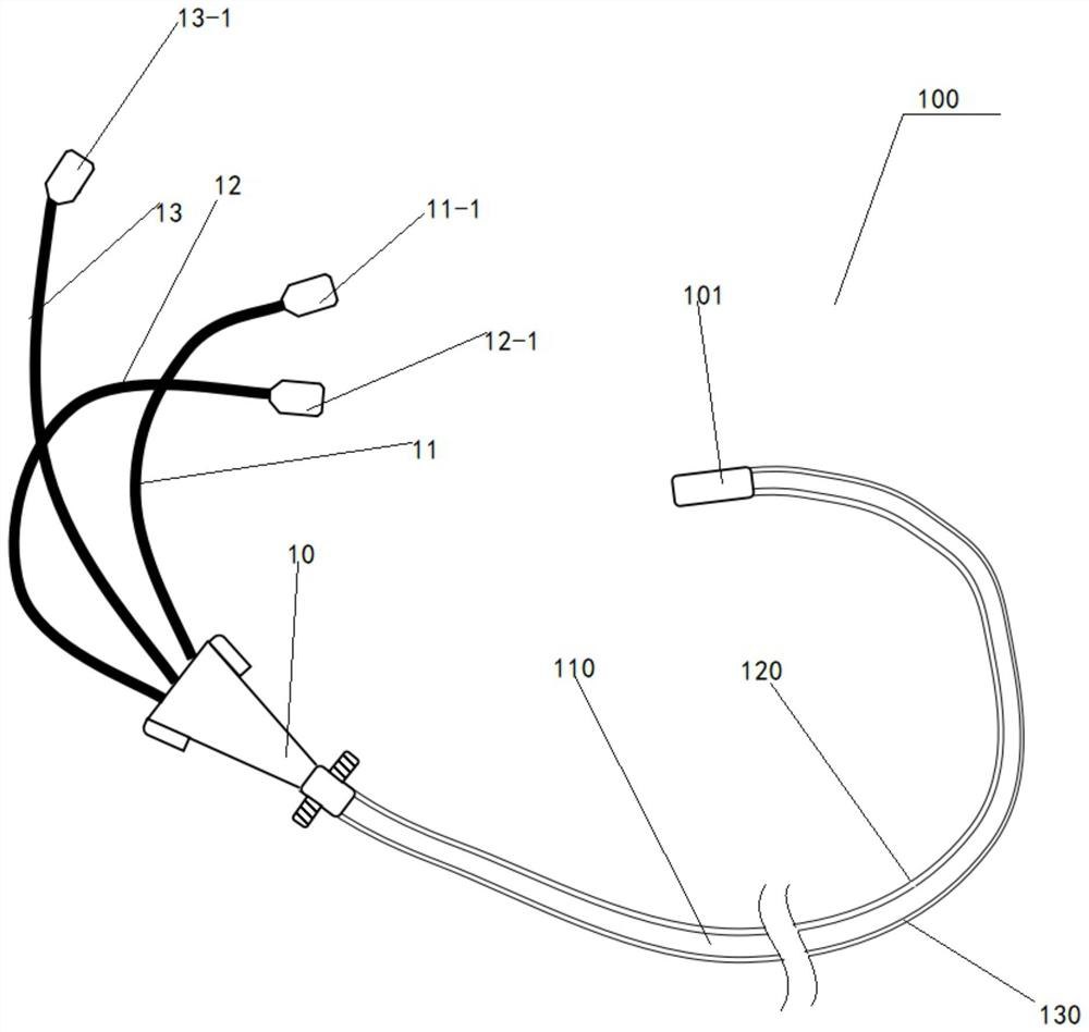 Nanometer double-resisting deep venous catheter