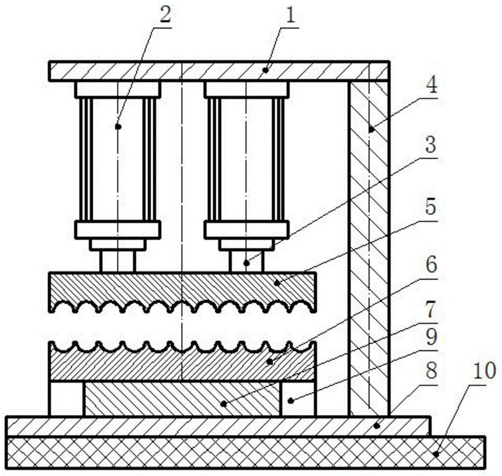 Multi-tube side-by-side crimping machine