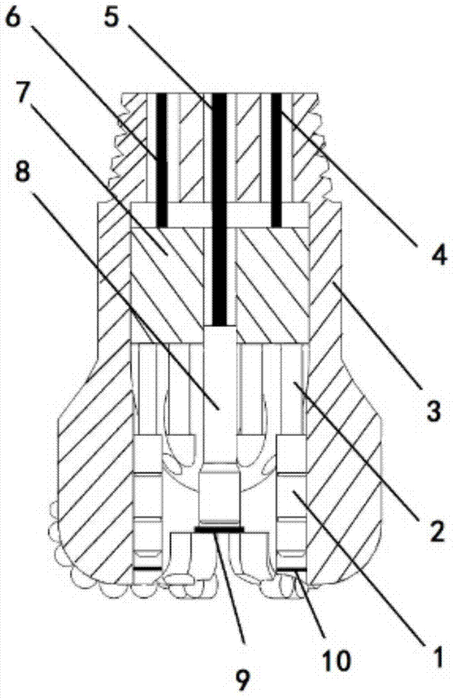 Laser drill, laser drilling tool and well drilling rock breaking method