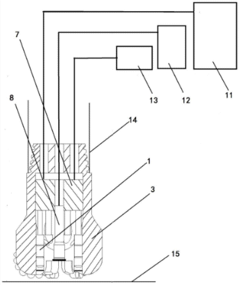 Laser drill, laser drilling tool and well drilling rock breaking method