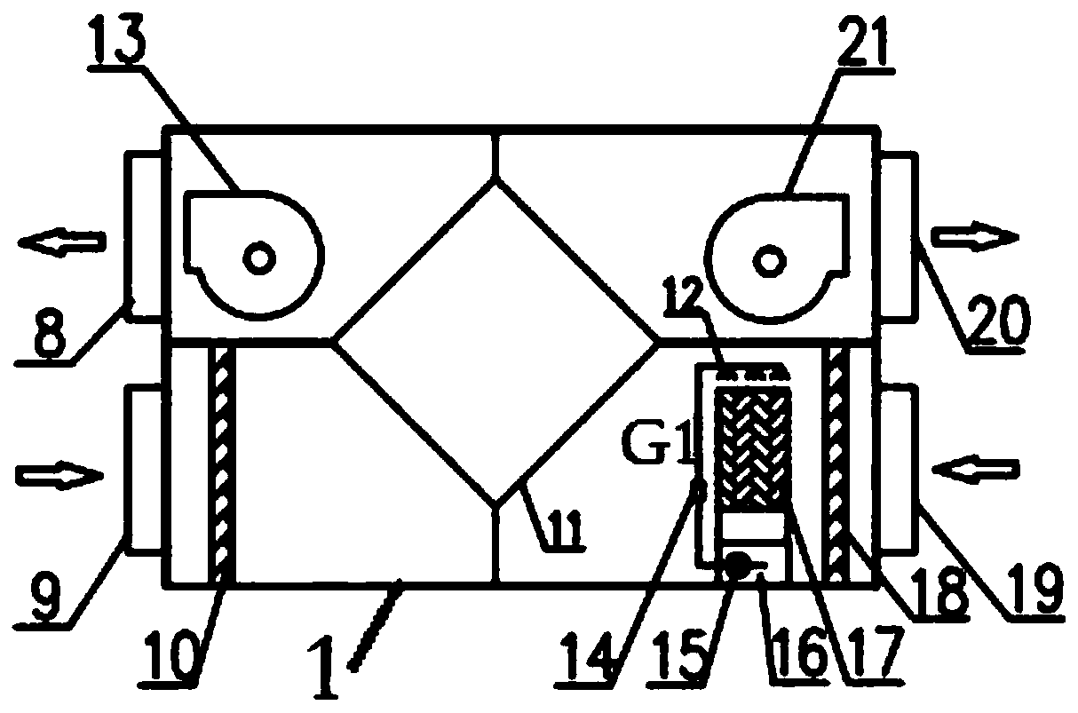 Evaporative cooling ventilating air conditioner system based on air diffuser and solar energy technology