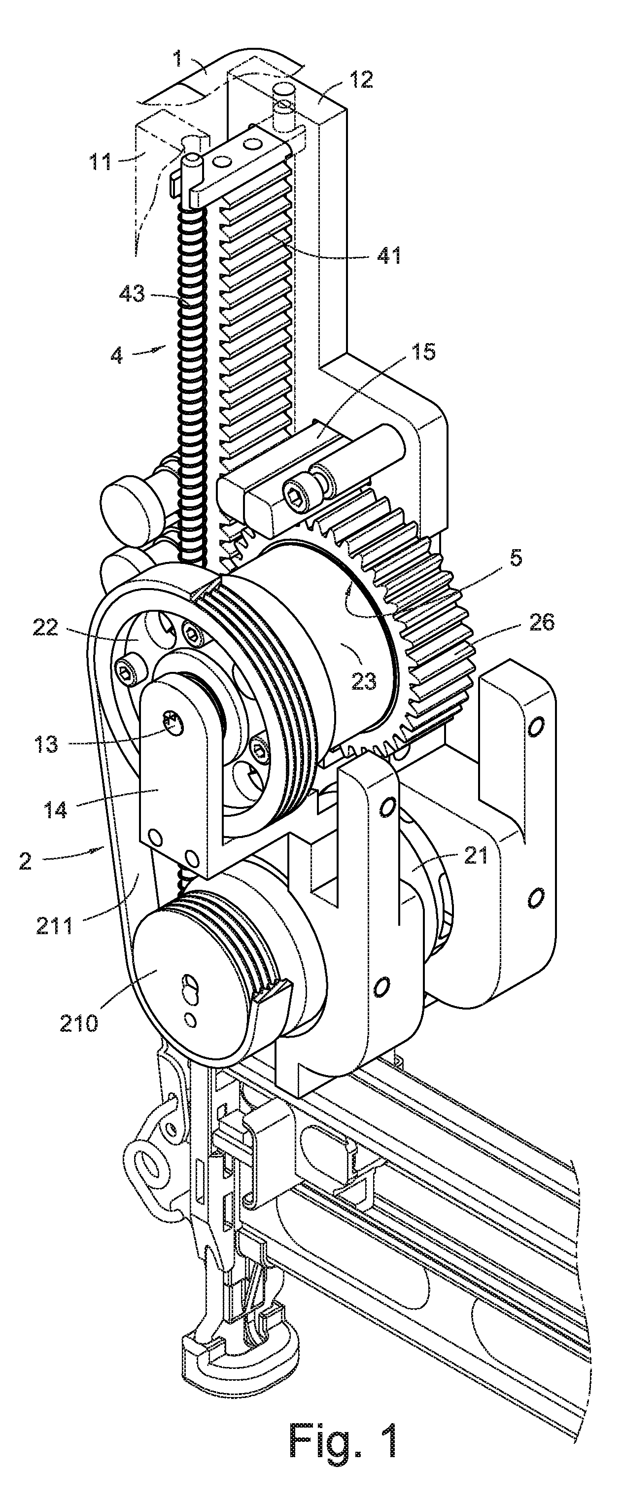 Transmission Mechanism for Electrical Nail Gun