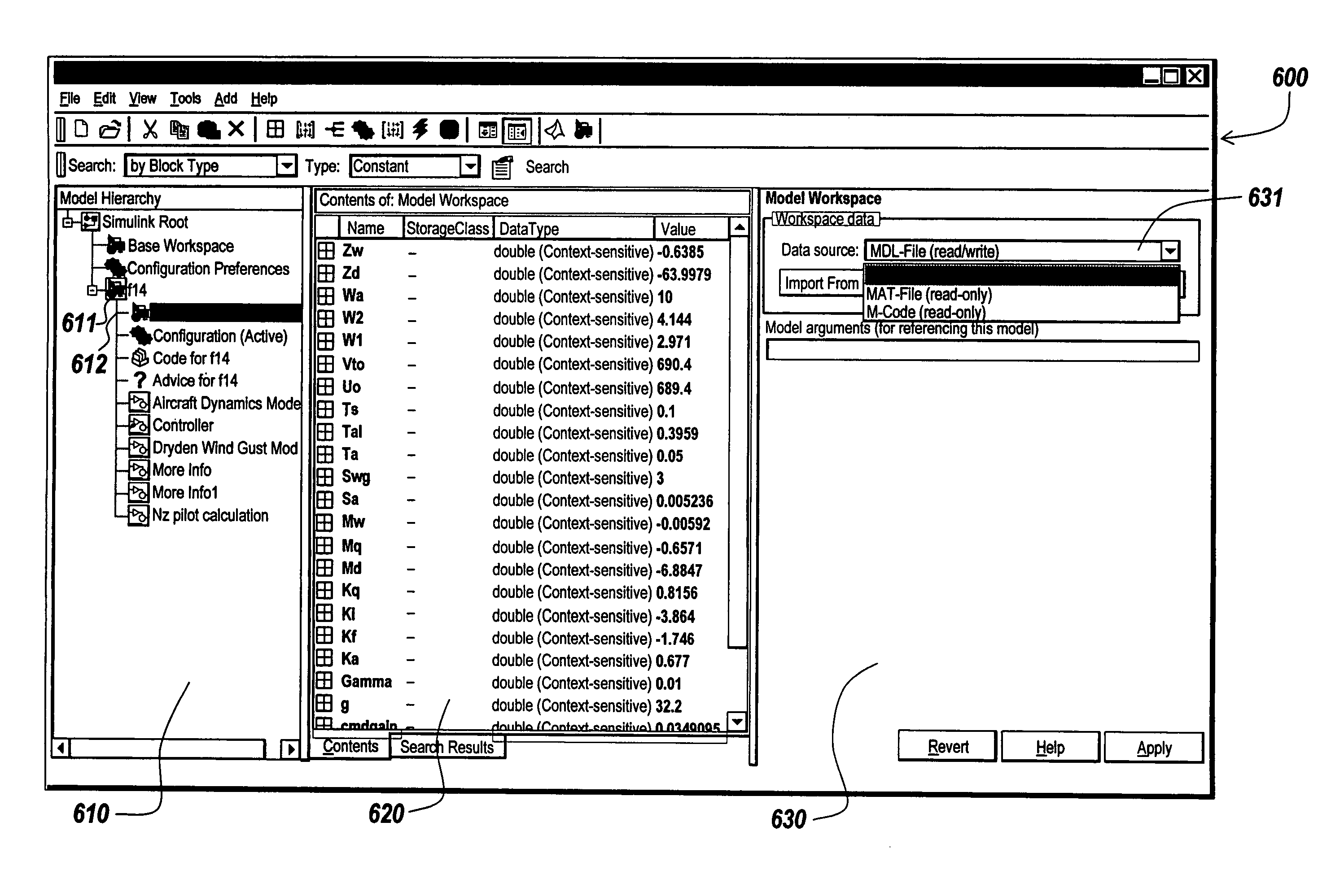 Model workspaces in modeling environments