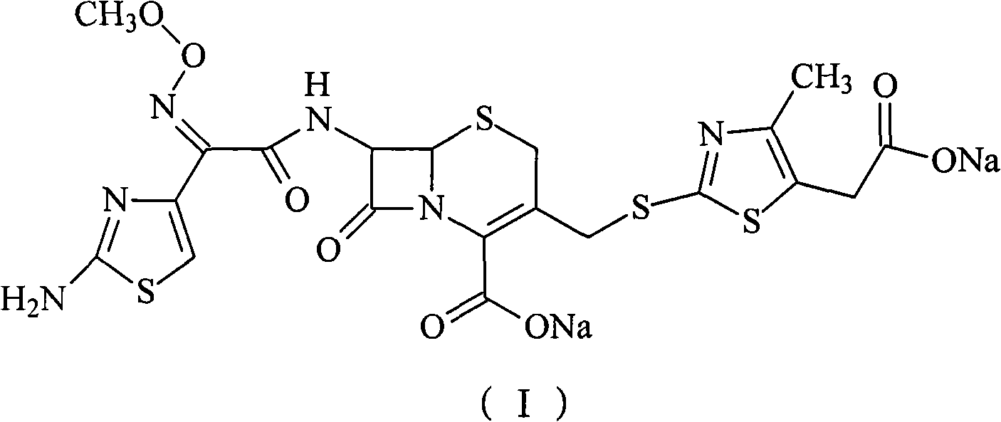 Cefodizime sodium compound and novel method thereof