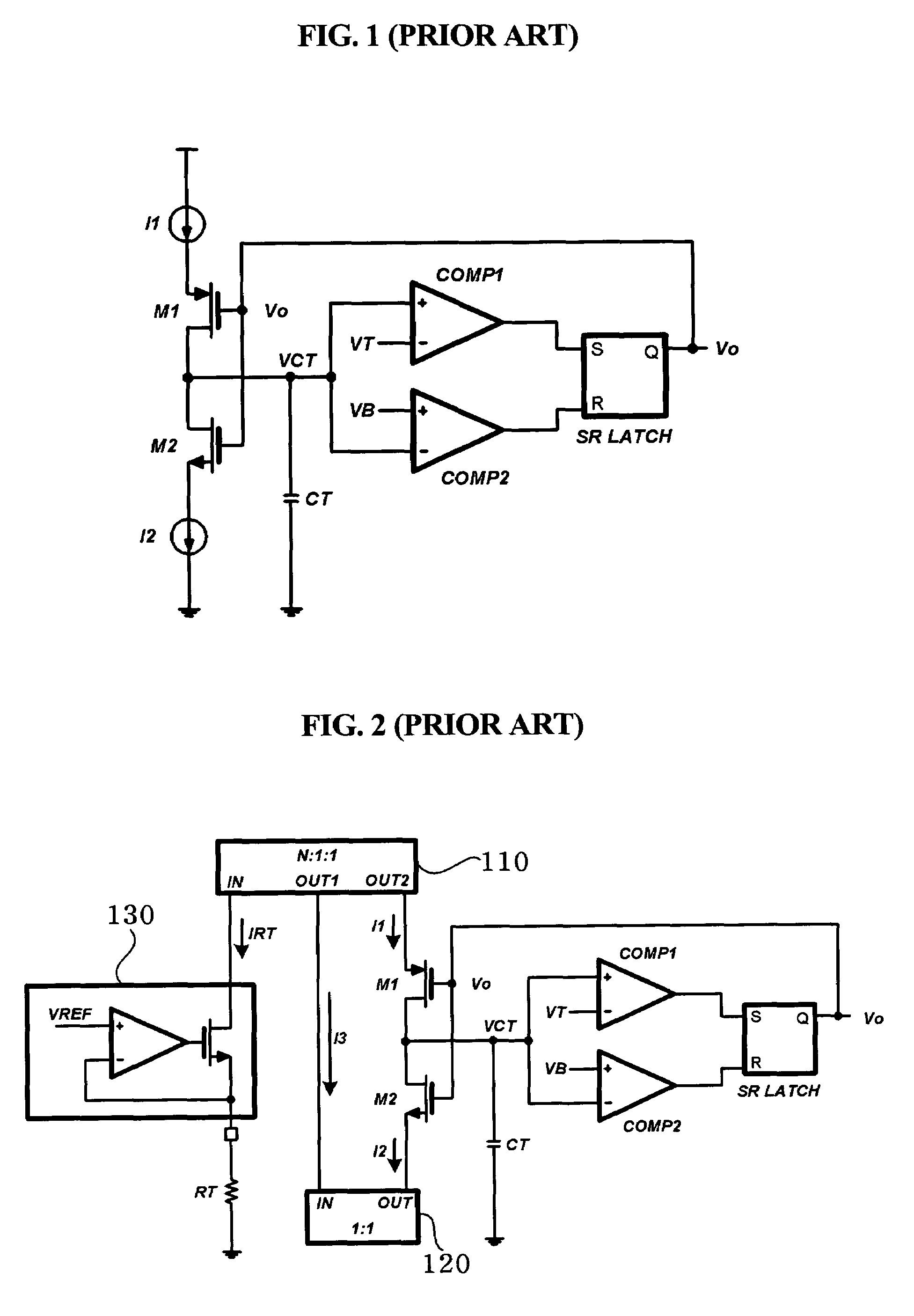 RC oscillator integrated circuit including capacitor