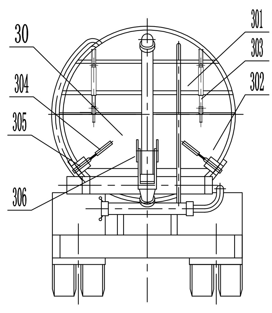 Industrial vacuum tank vehicle