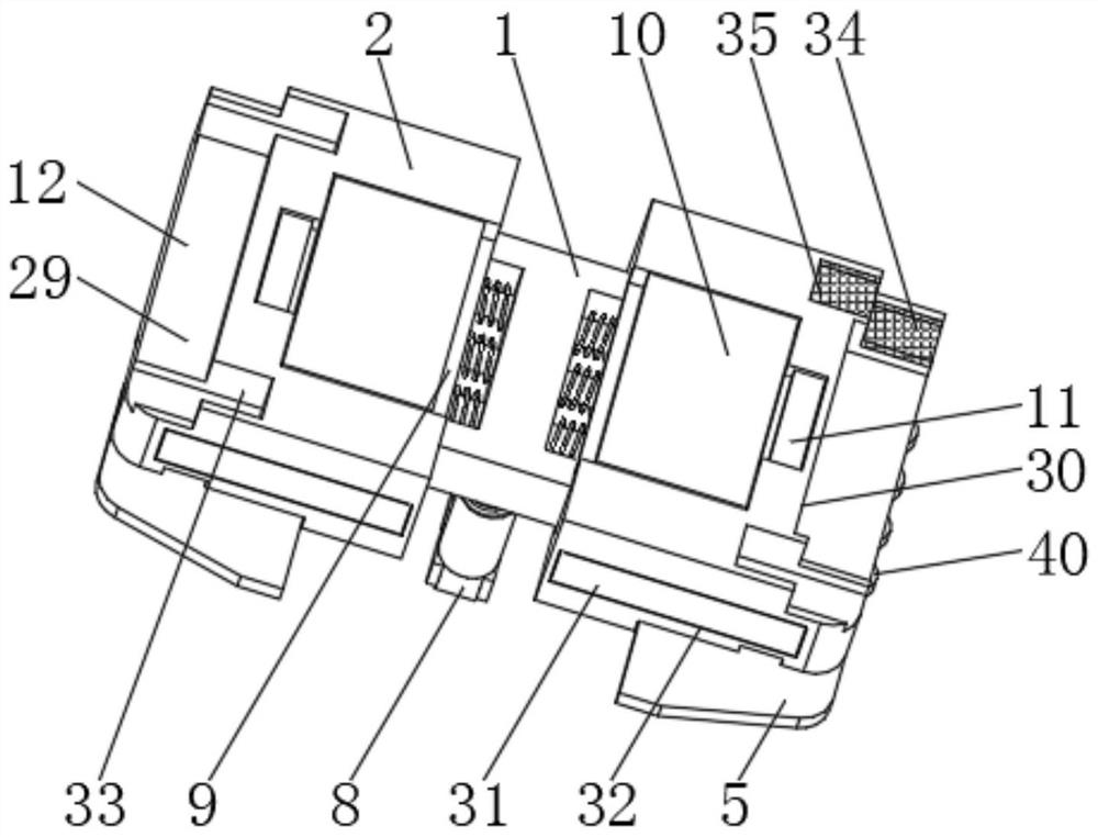 An automatic avoidance type rail snow clearing device that can run synchronously with the train