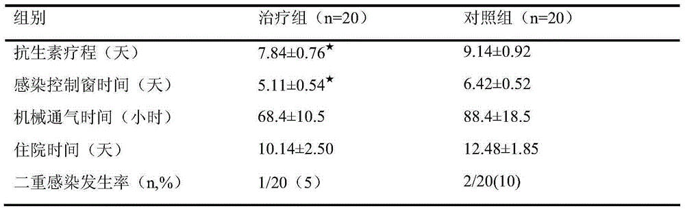 Traditional Chinese medicine composition with efficacy of assisting in treatment of pulmonary infection