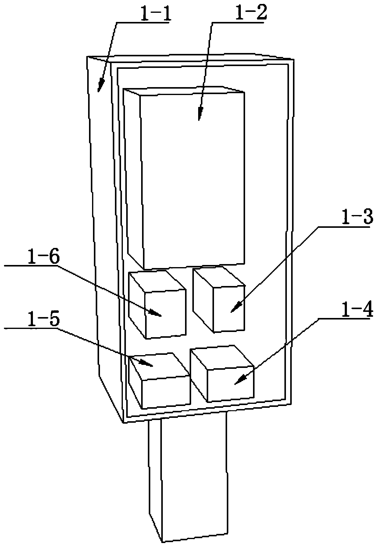 Electric vehicle charging pile with manual and automatic fire extinguishing system