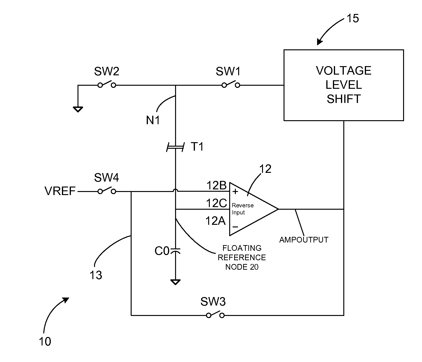 Circuit and system for programming a floating gate