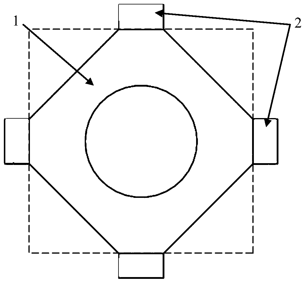 Four-pole armature