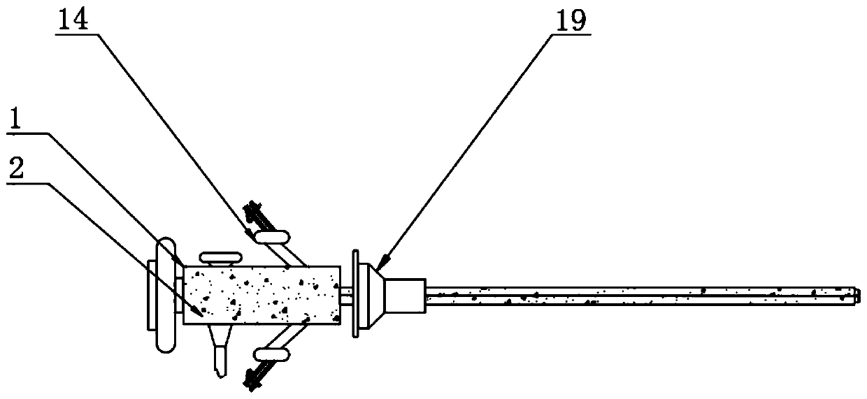 Device and method for bronchial ultrasonic detection and biopsy synchronous sampling