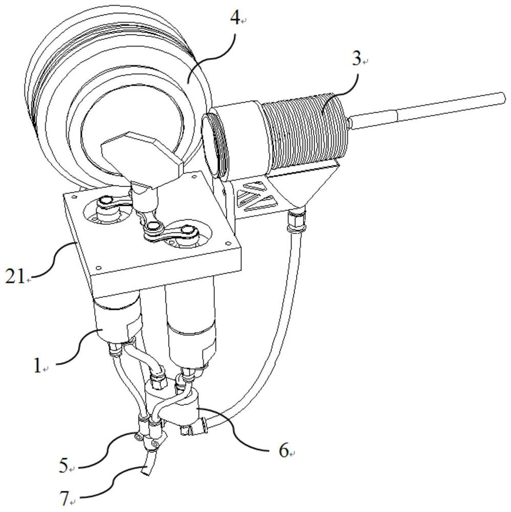 Radiation-resistant laser cleaning irradiation tool based on pneumatic rotary motor, cleaning method thereof and laser cleaning machine