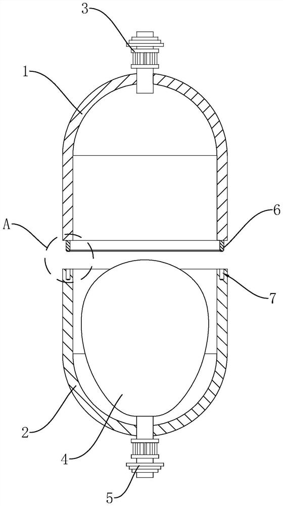 An accumulator and its production process