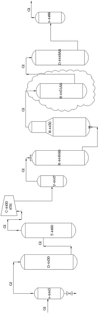 Process method for drying cracking gas