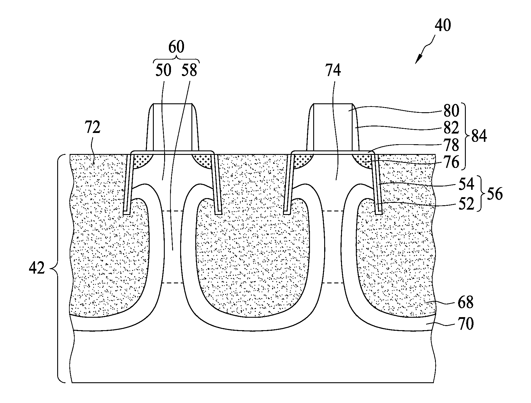 Integrated circuit structure having bottle-shaped isolation