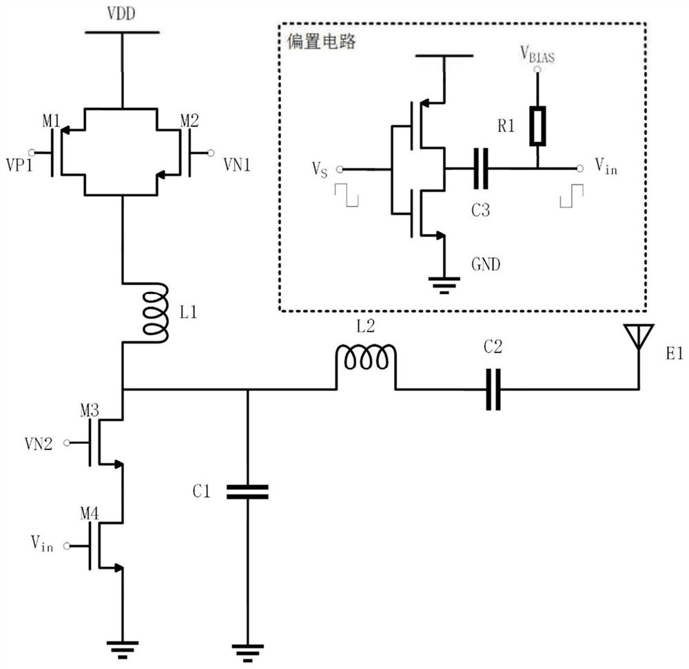 Power control circuit based on E-type power amplifier