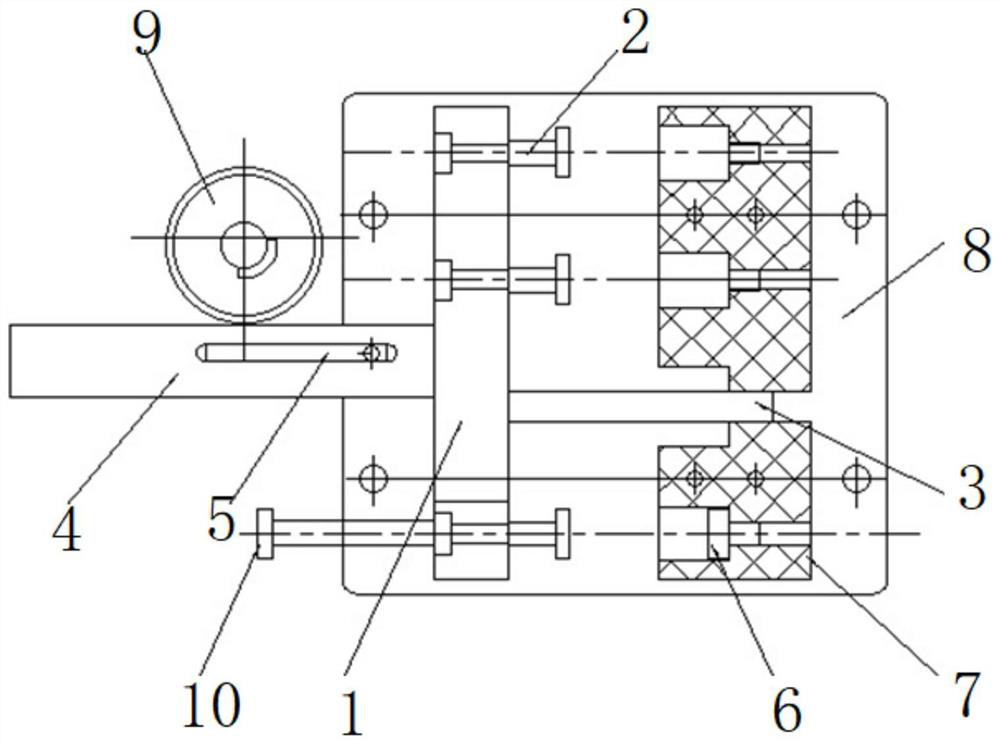 Multi-point safety grounding device for general high-voltage switch equipment