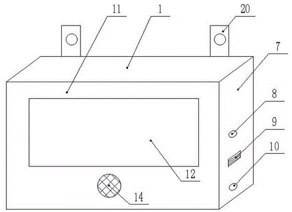 Live-line region LED alarm device