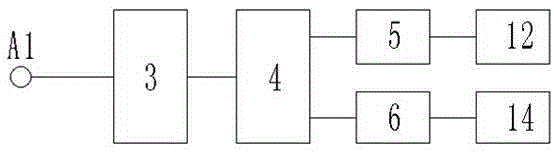 Live-line region LED alarm device