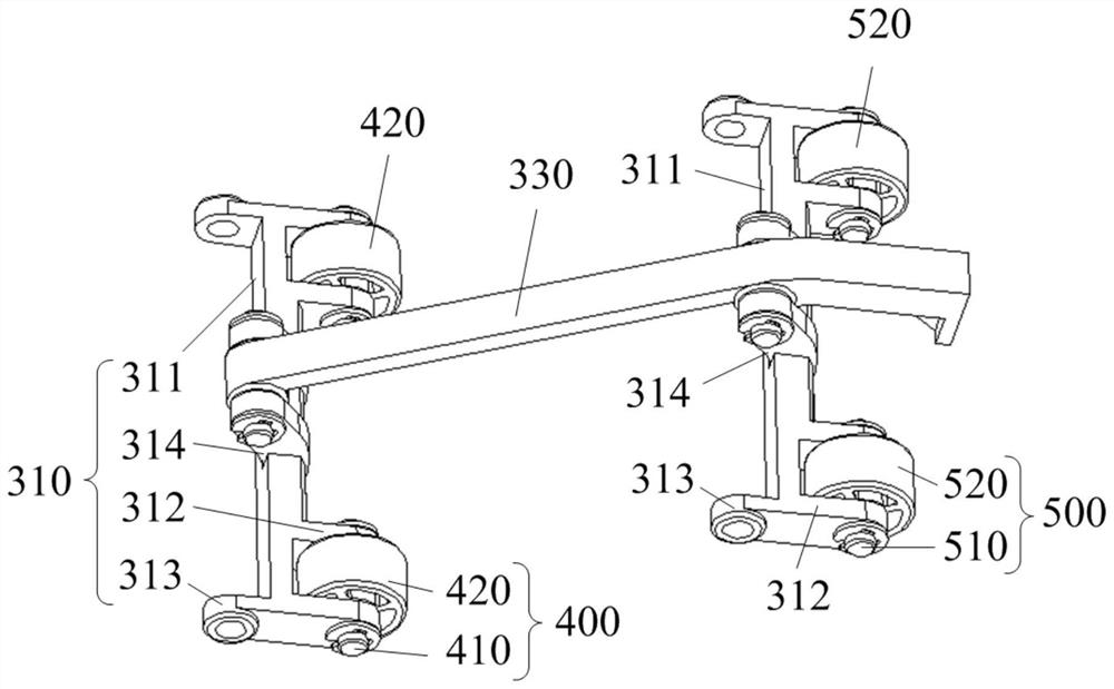 Floating roller mechanism and bill processing device