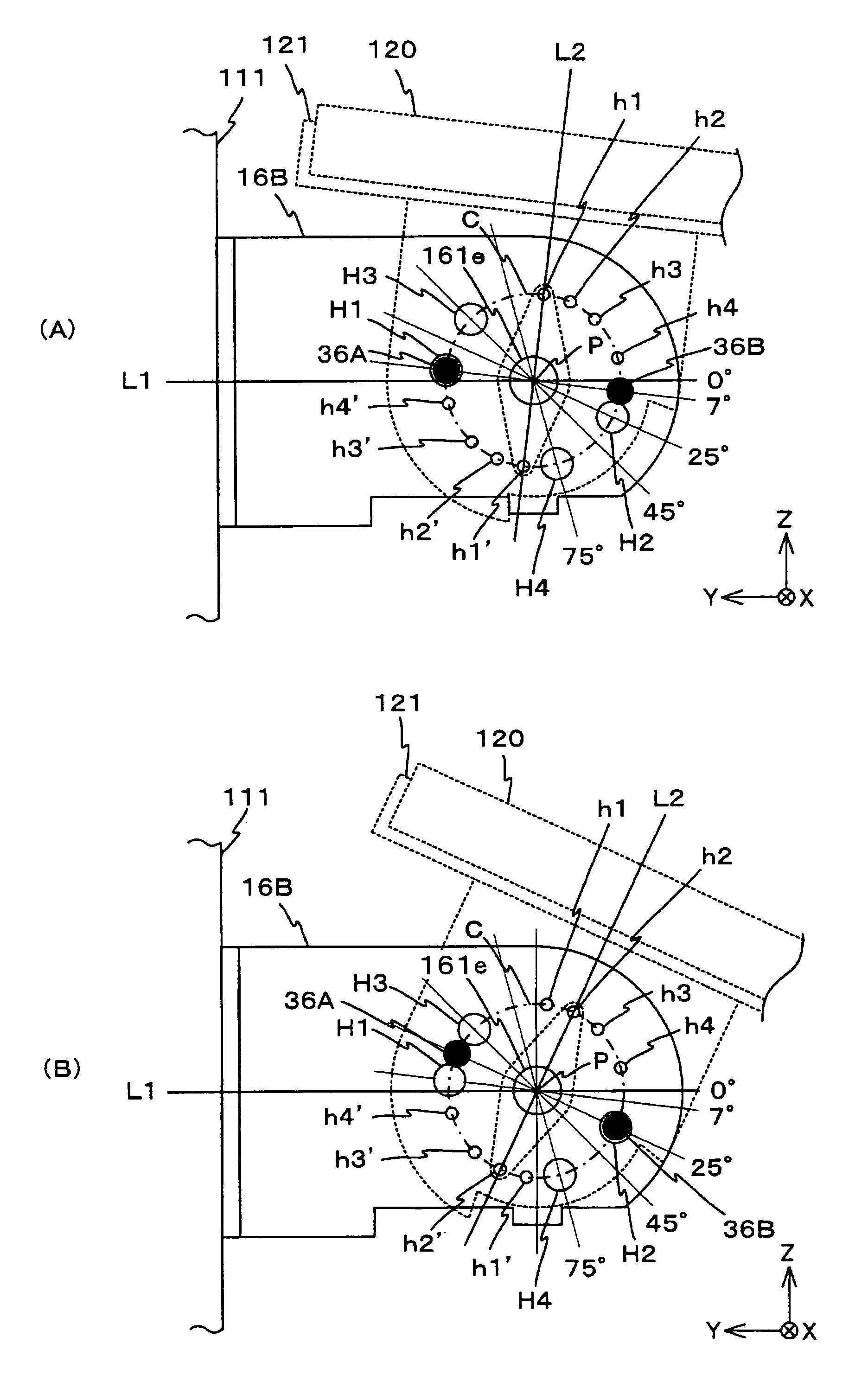 Angle adjusting device and image forming apparatus