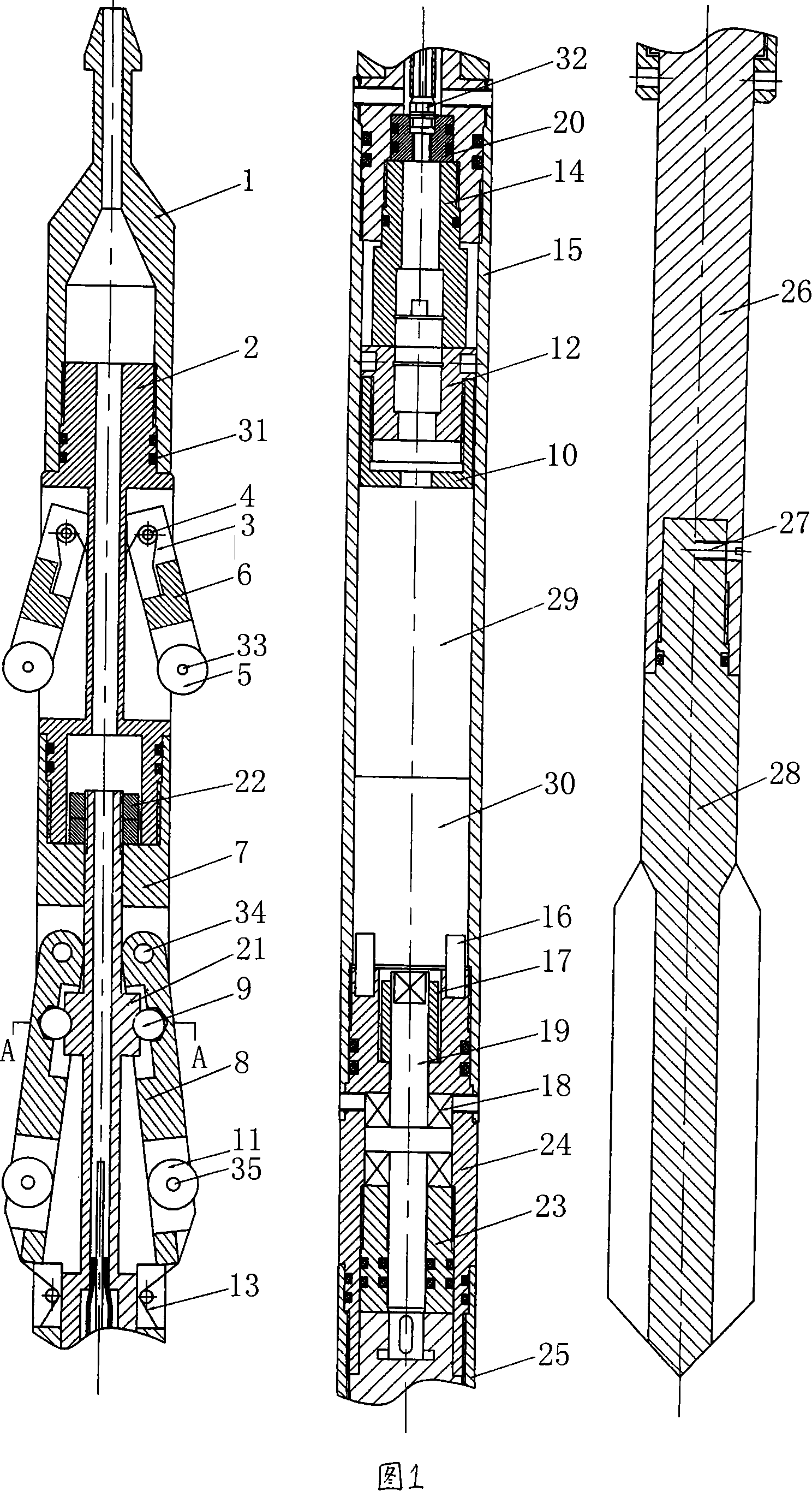 Rotation preventing electric dirty shaving device for down-hole oil tube