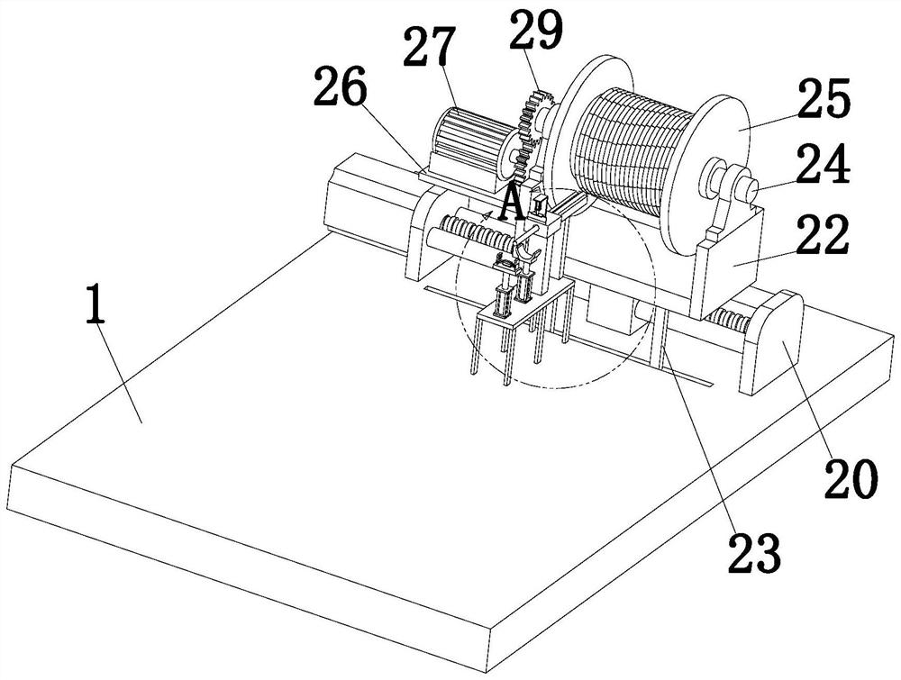 Pipe penetrating device for electronic wire harness machining