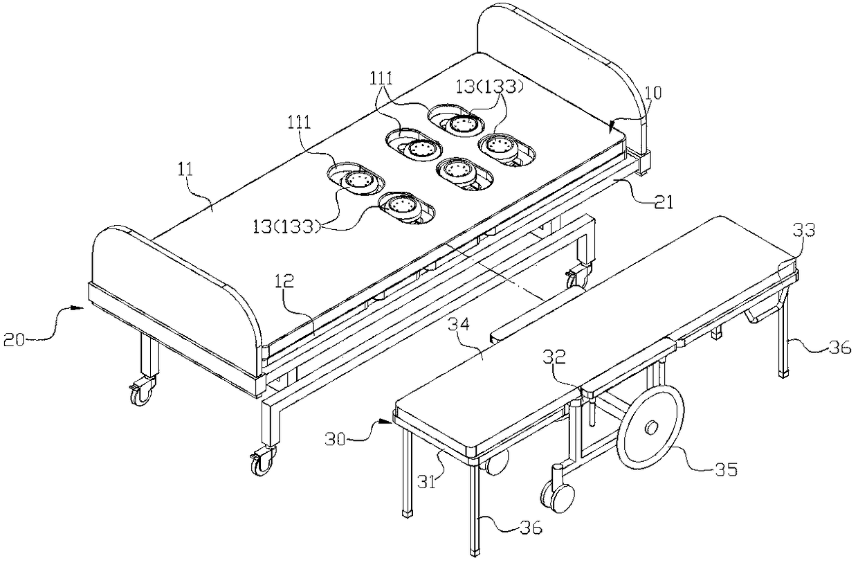 Anti-bedsore bed