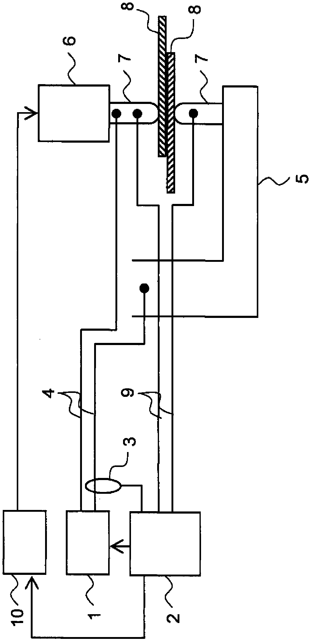 Resistance spot welding device and resistance spot welding method