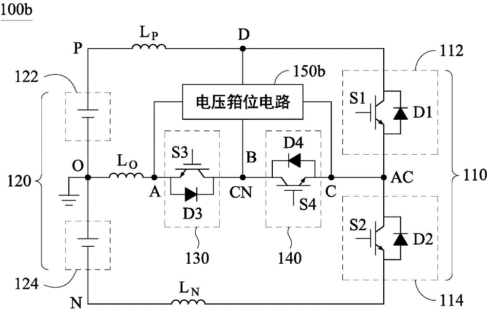 Converter and voltage clamping circuit therein